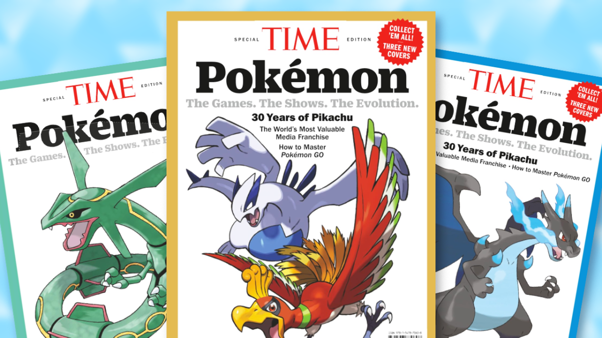 TIME Majalah Adalah Merayakan Pokemon tanggal 30 Peringatan tahunan Dengan Tiga Eksklusif Meliputi